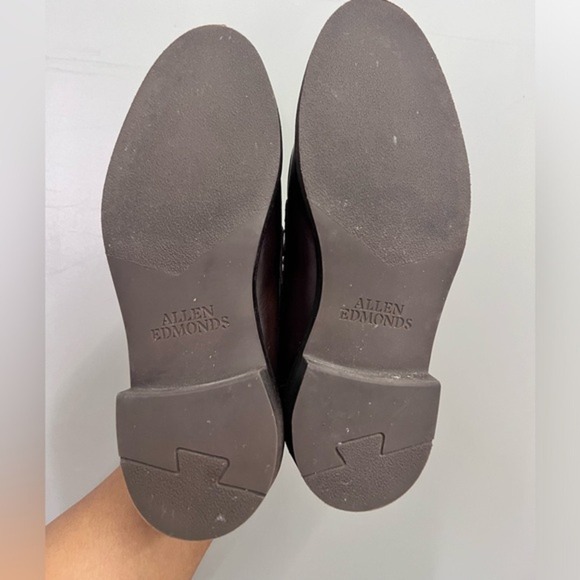 Allen Edmonds Mens Denali Penny Loafer Dark Brown Leather Dress Shoes Size 7 D - Picture 3 of 7